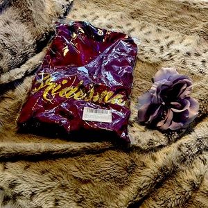 Bridesmaid purple and gold kimono 👘